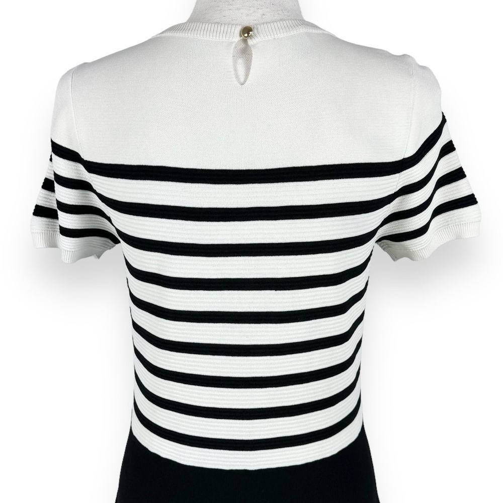 Talbots Women's Color Block Stripe Fit & Flare Dr… - image 7